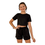 Conjunto Blusa E Short