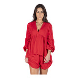 Conjunto Blusa E Short