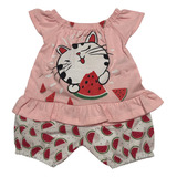Conjunto Blusa E Shorts