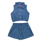 Conjunto Blusa E Shorts
