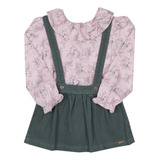 Conjunto Blusa Estampada Saia