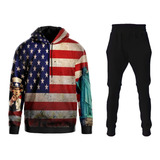 Conjunto Blusa Moletom Eua