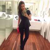 Conjunto Blusa Peplum calca