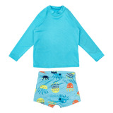 Conjunto Blusa Sunga Infantil