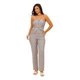 Conjunto Blusa Tomara Que