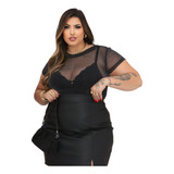 Conjunto Blusa Tule E