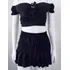 Conjunto Blusinha Top Cropped Saia Cintura Alta Piriguete