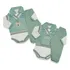 Conjunto Body Bebê Pagão Luxo Rn Menino a  Bordado 3 Peças