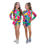 Conjunto Boomber Tematico Menina