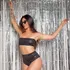 Conjunto Brilhoso Feminino Top E Hot Pant Moda Carnaval 2025