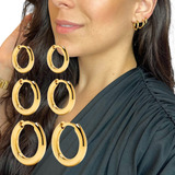 Conjunto Brinco Argola 3