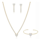 Conjunto Brinco Colar Bracelete