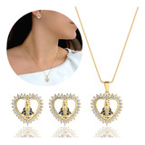 Conjunto Brinco Corrente Nossa