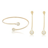 Conjunto Brinco E Bracelete
