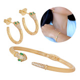 Conjunto Brinco E Bracelete