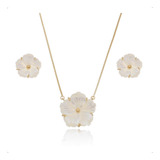 Conjunto Brinco E Colar