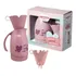 Conjunto Bule Térmico Garrafa 700ml + Suporte P/ Filtro Café Tm 102 Cor Rosa