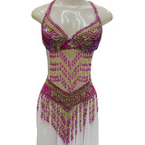 Conjunto Bustie Cinturao Danca
