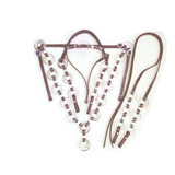 Conjunto Cabecada Peitoral Argolas