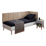 Conjunto Cabeceira Painel Estofada