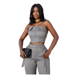 Conjunto Calc Com Cropped