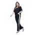 Conjunto Calça E Blusa Listra Lateral Uso Casual Moda Verão