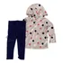 Conjunto Calça E Casaco Fleece Carters Menina Tam 24m