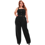 Conjunto Calca E Cropped