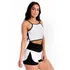 Conjunto Calça Legging 3 Listras Cropped Alcinha Rose