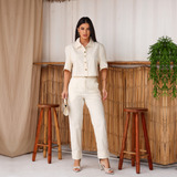 Conjunto Calca Mom Feminina