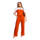 Conjunto Calca Pantalona Feminino