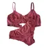 Conjunto Calcinha Confortável E Sutiã Plus Size De Renda Aro
