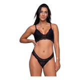Conjunto Calcinha Sutia Renda