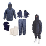 Conjunto Câmara Fria Japona Calça Luva Balaclava Meiao Epi