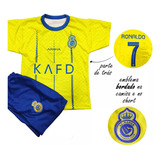 Conjunto Camisa E Shorts Time Infantil Uniforme Futebol Roxo