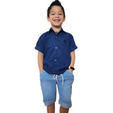 Conjunto Camisa Jeans E