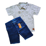 Conjunto Camisa Jeans E