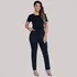 Conjunto Camiseta Blusa E Calça Moletinho Feminino Listras 