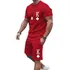 Conjunto Camiseta E Bermuda Rei De Espadas K Do Baralho Moda