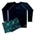 Conjunto Camiseta E Sunga Infantil Proteção Solar Grappin 