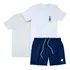Conjunto Camiseta Plus Size Anywhere E Short Marinho Casual