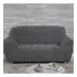 Conjunto Capa De Sofá Malha Gel Elásticada 2 E 3 Lugares Para Sala Theovitex Cor Cinza