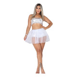Conjunto Carnaval Top Cropped