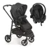Conjunto Carrinho Olympus New Black Com Bebê Conforto Cor Preto Cor Do Chassi Preto