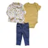 Conjunto Carters Blusa Fleece Inverno Bebê Menina Original