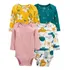 Conjunto Carters Body 4 Peças Bebe Menina Flores Enxoval