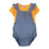 Conjunto Carters Romper Jeans