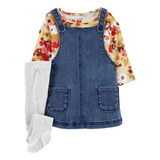 Conjunto Carters Salopete Camiseta