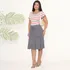 Conjunto Casual Feminino Comfy Saia E Blusa Moda Evangélica
