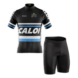 Conjunto Ciclismo Roupa Ciclista Camisa E Bermuda Caloi 